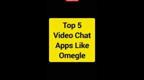 Mejores ALTERNATIVAS a OMEGLE